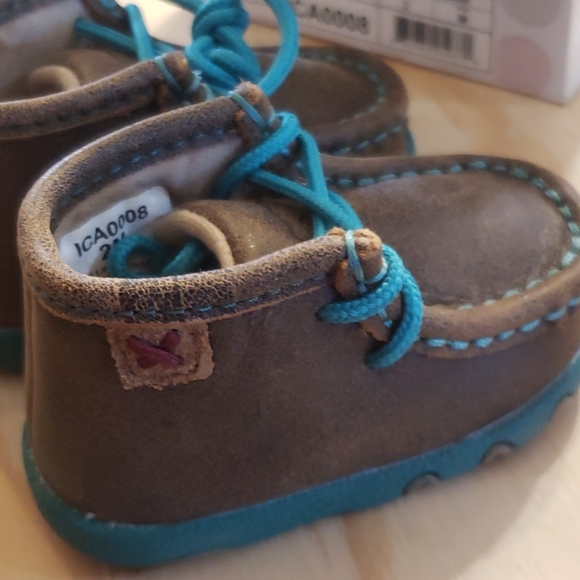 Infant turquoise moc - Picture 3 of 5